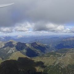 Flugwegposition um 13:28:28: Aufgenommen in der Nähe von Bretstein, 8763, Österreich in 2828 Meter